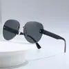Nuevas Gafas de Sol Sin Marco Cortadas al Borde Transfronterizas Estilo Y2K Milenio para Hombres y Mujeres, Modernas y Geniales, Gafas de Sol Protectoras UV400 para Exteriores
