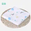 Muselina algodón gasa manta envolvente para envolver bebé toalla de swaddling manta de verano manta fina gasa toalla de baño envolvente sin agente fluorescente