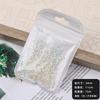 Rhinestones para Ropa DIY, Accesorios Redondos de Hielo Transparente para Uñas, Rhinestones de Espalda Plana, Accesorios de Rhinestone 3D para Uñas al por Mayor, Exclusivamente para Suministro Transfronterizo