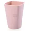 Regalo con LOGOTIPO imprimible, vaso para cepillos de dientes de pareja en color nórdico, vaso para enjuague bucal de boca redonda, mini vaso de agua