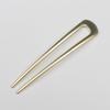 Sub-dourado Sub-branco K Mesmo Estilo Metal Cabelo Grampo de Cabelo Concha Prato de Papel Presilha de Cabelo ins Celebridade da Internet Mesmo Estilo Liga de Zinco em Forma de U Garfo de Cabelo