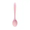 Colher de Silicone Colher de Silicone Coador de Silicone Talheres Pequeno Mais Colher de Tempero Filtro Mais Utensílios de Cozinha em estoque