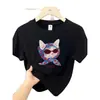 Camiseta de Manga Corta para Mujer de Nicho Inspirada en el Diseño, Nuevo Estilo Verano 2026, Corte Holgado, Adelgazante, Versátil, Algodón Puro, Top Casual para Mujer