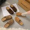 Mules de Plataforma Gruesa Estilo Birkenstock para Mujer, Modelo Nuevo 2025, Cerrados, sin Cierre, para Uso en Exteriores en Primavera y Otoño