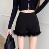 Shorts Sexy Spice Girl Maomao Feminino Outono 2025 Novo Cintura Alta Slim Ajustado Hot Pants Estilo Americano Calças para Usar por Fora das Botas