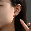 Pendientes Cheng Cheng S925 de plata esterlina [original] con diseño de dragón de la suerte, joyería de moda nacional del Año del Dragón de la vida 2024