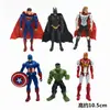Decoración de Pastel de Avengers Iron Man Thor Hulk Capitán Niños Niño Bebé Topper de Cumpleaños