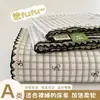 Conjunto de Lençol de Cama de Algodão Puro com Renda nas Bordas, Estilo Ins Fresco e Fofo Desenho Animado Algodão Puro Dormitório Lençol de Gaze Dupla Camada