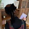 Cinta Roja de Lazo de Año Nuevo Pinza de Pato Pinza de Pelo de Sentido Avanzado Disco para la Parte Posterior de la Cabeza Pinza para la Parte Superior del Cabello Pinza para Media Recogida Accesorios para el Cabello