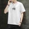 Camiseta de manga corta para hombre, estilo informal, de verano, de media manga, con estampado de marca, ropa de marca de moda para hombre.