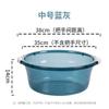 Camellia Palangana Gruesa con Asa Grande para Hogar Adulto Plástico Transparente Palangana para Lavandería Palangana para Lavar Bebé Estudiante Niños