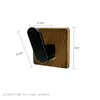 Gancho Fuerte Adhesivo de Madera Maciza Sin Taladro Sin Costuras Gancho Individual Hogareño Posterior a la Puerta Pared Ropa Sombrero Almacenamiento Gancho Colgante