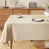 Toalha de Mesa à Prova d'Água e de Óleo, Sem Lavagem, Estilo Wabi-Sabi, Luxo Leve, Ambiente de Alto Padrão, Toalha de Mesa Estilo Vintage, Jogo Americano Retangular