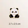 Broche Panda Tesoro Nacional Estilo Chino Lindo Original Panda Gigante Insignia de Metal Hebilla de Bolso para Hombres y Mujeres Pin Decoración
