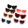 Nuevos Lentes de Sol Transfronterizos en Forma de Corazón, Elegantes y Simples, Lindos Lentes de Sol de Moda Corazón de Durazno, Dulce Forma de Corazón