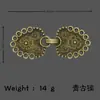 Abrigo Botón de Cuello Cheongsam Chino Antiguo Hebilla de Piel Broche Antiluz de Seda con Incrustaciones de Diamantes Broche de Temperamento para Mujer