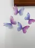 Venda Direta de Fábrica de Materiais de Decoração Super Feéricos de Tule de Camada Dupla 3D Borboleta DIY Maquiagem Facial Arte de Unhas