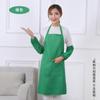 Delantal Simple Color Sólido Estampado Logo Fábrica Venta al por Mayor Catering Cocina Ropa de Trabajo Hermética Suciedad para Hombres y Mujeres