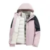 Chaqueta Downstorm Tres en Uno para Mujer con Forro de Grafeno Set de Dos Piezas Impermeable Cortavientos Ropa de Senderismo y Montañismo para Hombre Estampado de Logo