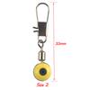 Pesca Marítima Conector Frijol Espacial Grande 3.2cm Caña Marítima Pin de 8 Anillos Asiento Flotante Deslizante Accesorios