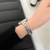 Correa de Metal Fina de Espiga de Trigo Adecuada para Correa de Apple Estilo Xiaoxiang applewatch45678 Generación Mujeres Mayores