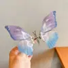 Presilha de cabelo de borboleta móvel para meninas, acessório de cabelo infantil, novo modelo 2026, presilha de laço para meninas, acessório de cabeça infantil