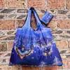 Bolso Estilo Pintura al Óleo de Van Gogh, Capacidad Extra Grande, Bolsa de Compras Plegable, Bolsa de Dibujos Animados Ecológica para Supermercado, Bolsa para la Compra, Bolsa de Almacenamiento