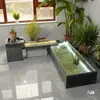 Balcón Estanque de Peces Terminado Fuente de Agua Corriente Agua Circulante Oficina Interior Patio Rocalla Elemento de Agua Paisajismo De Zhu
