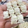 Escultura de Frutas Marfim com Contas Animal Dourado Engolindo Pulseira de Frutas Bodhi DIY Acessórios Super Fofos Acessórios de Mão para Homens e Mulheres