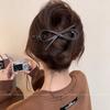 Nuevo y Elegante Pasador para la Parte Trasera de la Cabeza, Pinza Retorcida con un Toque de Lujo Ligero y Alta Gama, Pinza de Garra para Moño, Pinza de Pato para el Cabello para Mujer