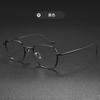 Montura de gafas de titanio puro ultraligera con el mismo estilo para siempre CHORD-G gafas de miopía poligonales retro japonesas populares 316