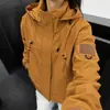 Chaqueta de trabajo transfronteriza cleanfit con cuello alto, cortavientos unisex con cuello alto, chaqueta de vuelo estilo americano, chaqueta para pareja