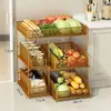 Estante de Almacenamiento de Verduras para Piso de Casa Cocina Cesta de Almacenamiento de Cebolleta Jengibre Ajo Balcón Pasillo Cesta de Almacenamiento de Frutas y Verduras Camote