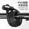 Nuevo candado para bicicleta montaña carretera coche antirrobo cable grueso candado de llave para coche eléctrico equipo de ciclismo