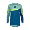 Ropa Deportiva al Aire Libre Ciclismo Hombre Camiseta de Manga Larga Top F Cabeza de Zorro Ropa de Descenso Transpirable Ropa para Motocicleta Todoterreno