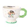 Taza de Cerámica de Crayon Shin-Chan para Niñas y Niños, Taza de Desayuno, Taza de Café para Oficina, Regalo Souvenir, Personalizable