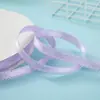 Fita de poliéster com borda ondulada pequena de 0,6 cm, fita dupla face com borda de concha, material para acessório de laço de acessório de cabelo DIY, atacado