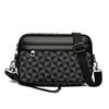 Bolso de Hombro para Hombre Molino de Viento Bolso Cuadrado Pequeño de Moda Bolso Cruzado Horizontal para Hombre Bolso Pequeño Colgante Bolso de Mano para Hombre Bolso de Muñeca