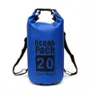 Bolsa Cubo Plegable Impermeable Multicolor para Deportes al Aire Libre, Bolsa para Rafting, Bolsa Impermeable de Hombro Único/Doble, PVC Impermeable Ligero