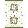 Toalla de Cocina de Microfibra Transfronteriza Papá Noel Suave Absorbente Secado Rápido Toalla de Mano Estampada Paño de Té Al por Mayor