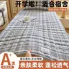 Clase A Almohadilla de Dormir Lavable Algodón Pluma Seda Algodón Colchón Suave Esterilla Tatami Dormitorio Estudiante Individual Doble Persona Lavable a Máquina Almohadilla Delgada