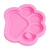 Llavero de garra de gato DIY molde de silicona gota de espejo pegamento molde de pata de oso de cristal molde para hornear pasteles