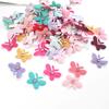 Aliexpress Patch de Tecido Flor de Cinco Pétalas Embossado DIY Acessórios de Cabelo para Crianças Presilhas de Cabelo Decoração de Roupas Materiais de Acessórios de Flores Pequenas