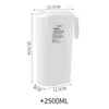 Refrigerador de Punto Jarra de Agua Fría Resistente a Altas Temperaturas Plástico de Gran Capacidad Jarra de Agua Fría Jarra para Té de Frutas Té Helado Jarra de Agua Fría Hervida
