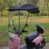Toldo para Scooter Eléctrico, Parasol para Vehículo Eléctrico, Toldo tipo Paraguas para Sol y Lluvia, Refugio de Lluvia para Motocicleta, Paraguas para Coche, Especial para Vehículo Eléctrico