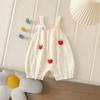 Mono de Tirantes para Bebé Niña de Verano Chaleco de Algodón Puro Romper de Gasa Moda Estilo Princesa para Bebés