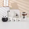 Juego de Té de Viaje Panda Zhihetang Juego Portátil de Una Olla Tres Tazas Seis Tazas para Exterior para Llevar Taza Exprés Regalo