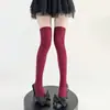 Calcetines de becerro de terciopelo de colores de caramelo estilo dopamina para primavera-verano, calcetines de tubo largos y calcetines holgados