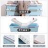 Caja de almacenamiento para cama, caja de almacenamiento para el hogar con ruedas planas, tipo cajón, para ropa, colcha, acabado de plástico