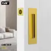 Manija de Puerta de Bolsillo Push-Pull, Accesorios de Ferretería para Cerradura de Puerta Integrada, Cerradura de Puerta Deslizante, Pestillo de Puerta Oculto, Manija Invisible